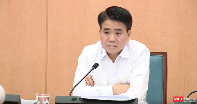 Ông Nguyễn Đức Chung – Chủ tịch UBND TP. Hà Nội. Ảnh: Minh Thúy 