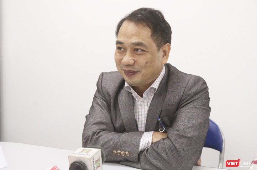 BS.CKII. Nguyễn Trung Cấp - Phó Giám đốc Bệnh viện Bệnh Nhiệt đới Trung ương (Ảnh: Minh Thuý) 