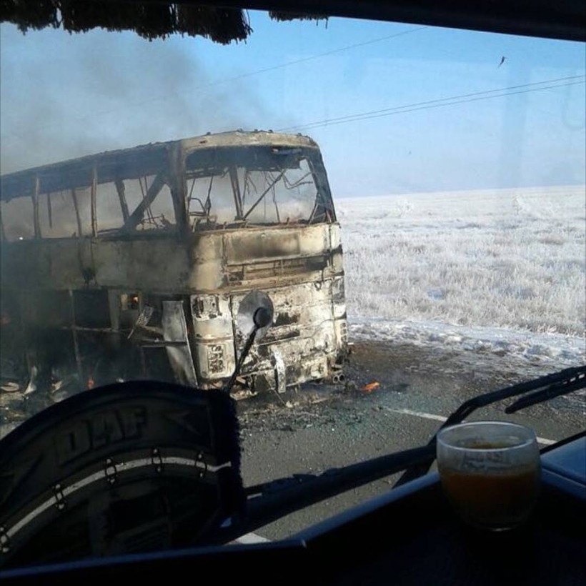 Cháy xe buýt, hơn 50 người thiệt mạng ở Kazakhstan ảnh 1 Cháy xe buýt, hơn 50 người thiệt mạng ở Kazakhstan ảnh 1