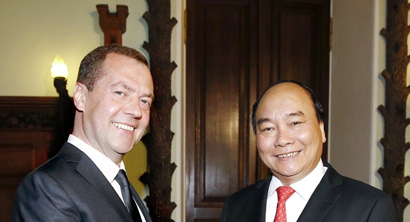 Hai Thủ tướng Nga - Việt Nam.
