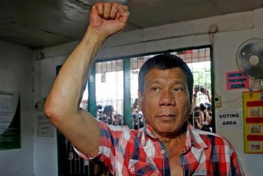 Tổng thống đắc cử Philippines Rodrigo Duterte.