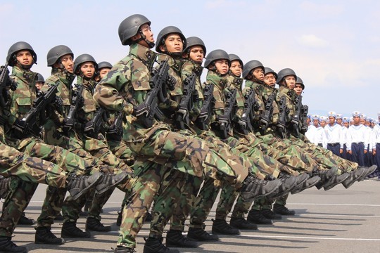 Lực lượng Hải quân đánh bộ của quân đội Việt Nam tại Cam Ranh (ảnh minh họa).