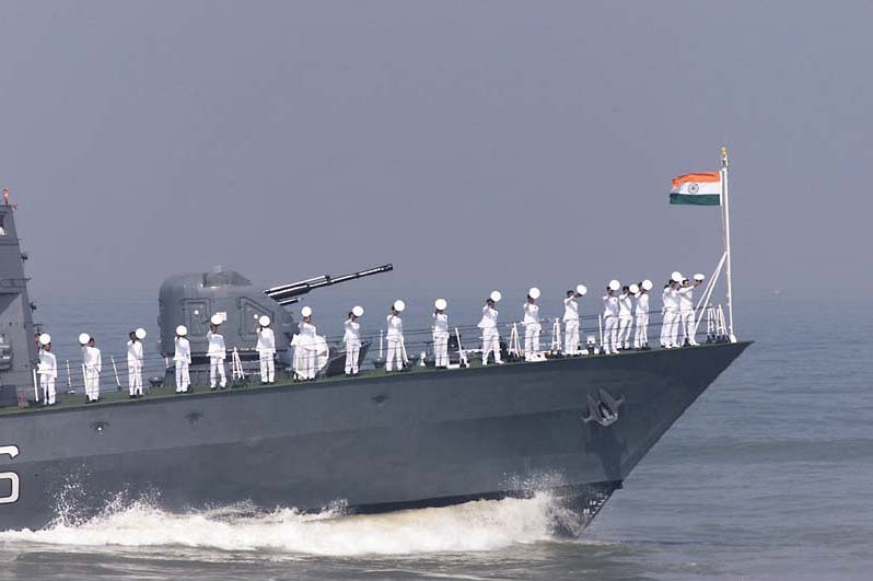 Biển Đông là cửa ngõ ra vào Ấn  Độ Dương - nơi New Delhi coi là sân sau của mình (hình minh họa: Hải quân Ấn Độ)