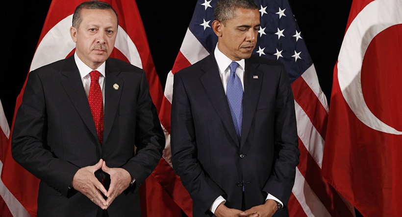 Tổng thống Thổ Nhĩ Kỳ Recep Tayyip Erdogan và Tổng thống Mỹ Obama (ảnh minh họa).