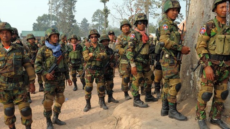 Quân đội Campuchia (ảnh minh họa)