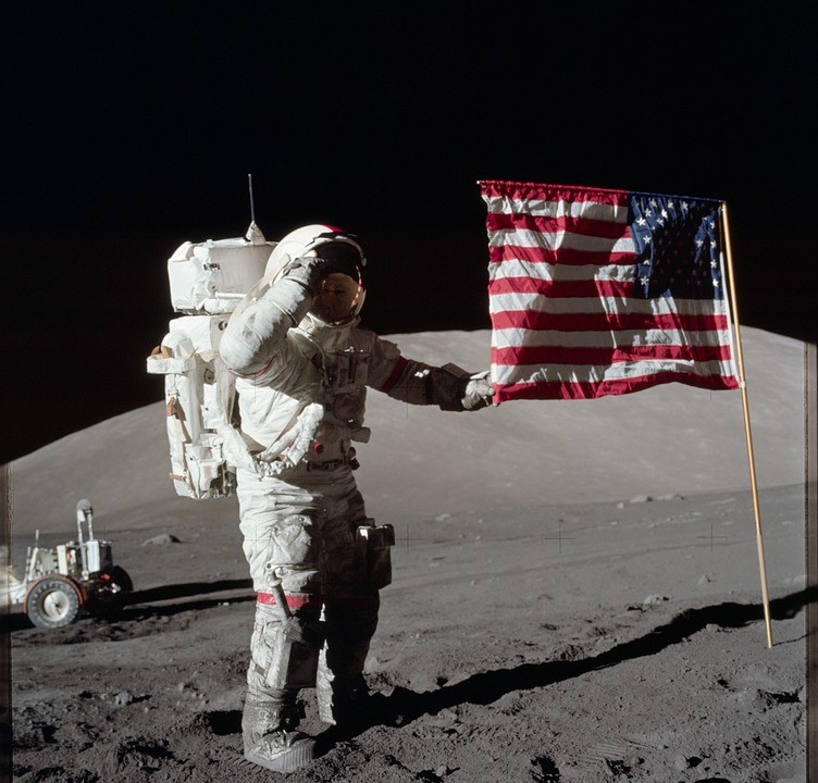 Dấu vết của các phi hành gia Mỹ đổ bộ lên mặt trăng đang dần biến mất (hình minh họa)