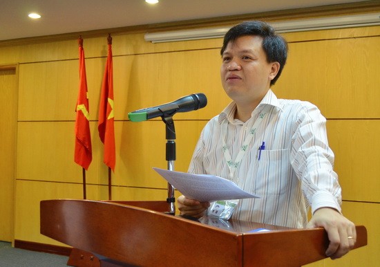 Ông Tạ Đình Thi, vụ trưởng Vụ Tổ chức cán bộ - Bộ Tài nguyên - môi trường 