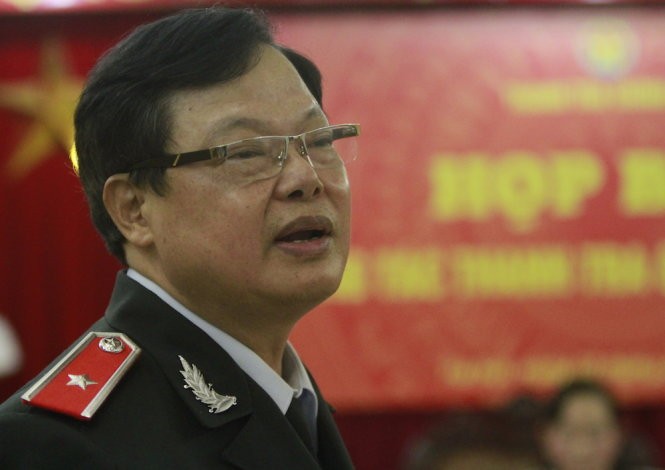 Ông Phạm Trọng Đạt, Cục trưởng Cục chống tham nhũng tại cuộc họp báo - Ảnh: V.V.T