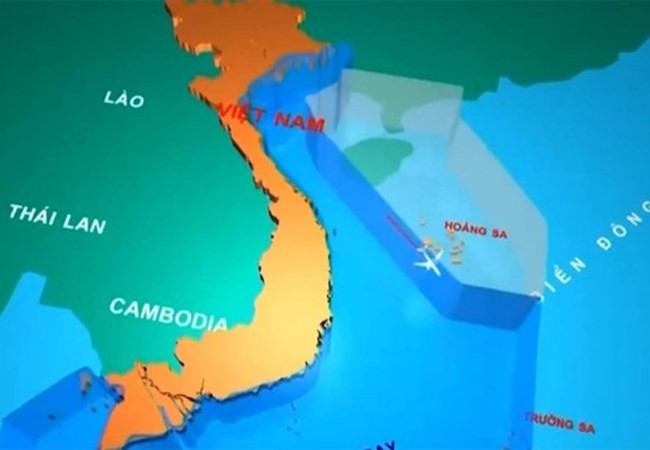 Trung Quốc bay “ma” trong vùng bay Tp Hồ Chí Minh, nguy cơ đâm máy bay trên không quá cao ảnh 2 Đồ họa tàu bay của Trung Quốc đi vào FIR Hồ Chí Minh. Ảnh: VTV.