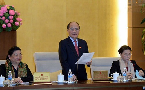 Chủ tịch Quốc hội Nguyễn Sinh Hùng lưu ý cần chọn người đủ tiêu chuẩn để cử tri lựa chọn bầu vào Quốc hội.