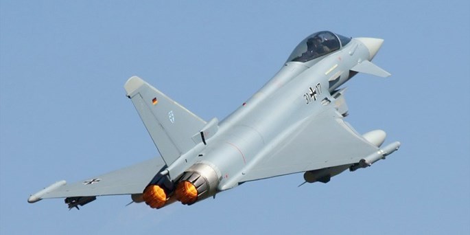 Tiêm kích Typhoon của Không quân Đức - Ảnh: Eurofighter