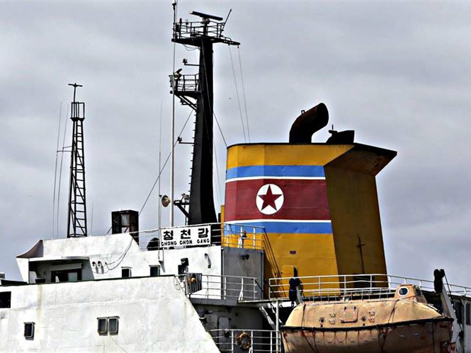 Tàu chở hàng hóa của Triều Tiên sẽ bị kiểm soát chặt - Ảnh minh họa: Reuters