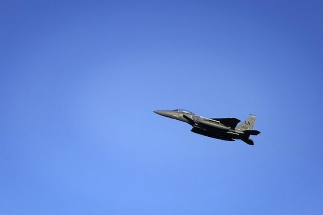 Mỹ đã thực hiện 9.800 cuộc không kích nhắm vào các mục tiêu của IS ở Iraq và Syria - Ảnh:AFP