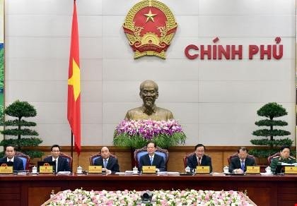 Thủ tướng Nguyễn Tấn Dũng chủ trì phiên họp Chính phủ thường kỳ tháng 3.2016. Ảnh: VGP/Nhật Bắc