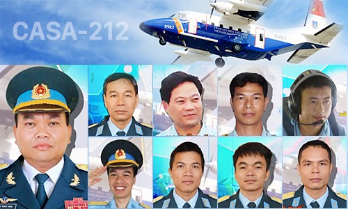 9 thành viên tổ bay CASA đều là quân nhân thuộc Lữ đoàn không quân 918.