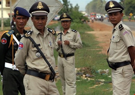 Cảnh sát Campuchia. Ảnh minh họa: Doy News