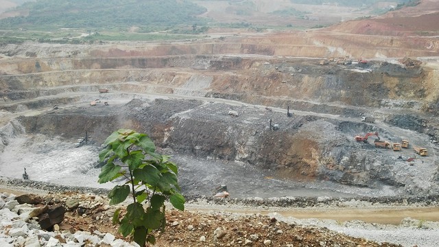 Mỏ khai thác quặng của dự án Núi Pháo. Nguồn: Tri thức trẻ
