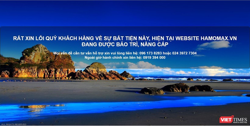 Hamomax bị phạt 85 triệu đồng vì quảng cáo thực phẩm chức năng như thuốc chữa bệnh ảnh 1 trang web đã đóng cửa với lý do bảo trì, nâng cấp