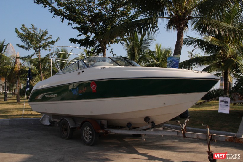 Du thuyền của hãng Jeanneau vừa triển lãm tại Tuần Châu. Ảnh: VietTimes
