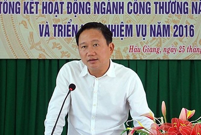 Bị can Trịnh Xuân Thanh. Nguồn: Báo Hậu Giang