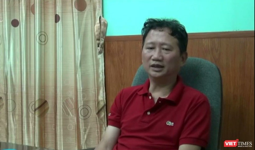 Ông Trịnh Xuân Thanh tự thú trên đài Truyền hình Việt Nam (VTV 1).