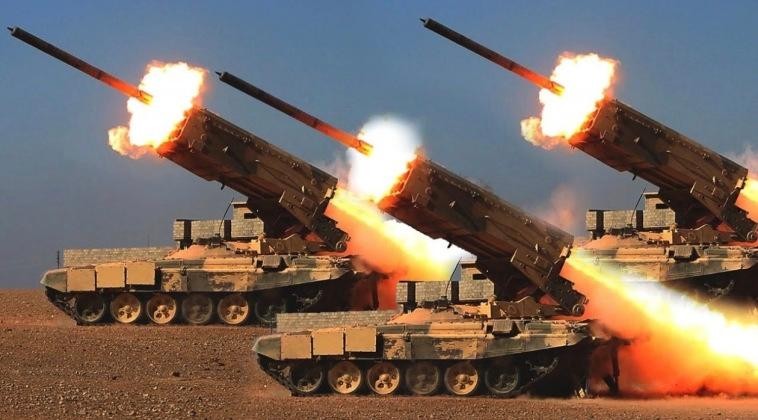Hệ thống pháo phản lực TOS-1A đem đến lợi thế lớn cho Nga trong các cuộc tấn công trên bộ (Ảnh: Military Watch Magazine)
