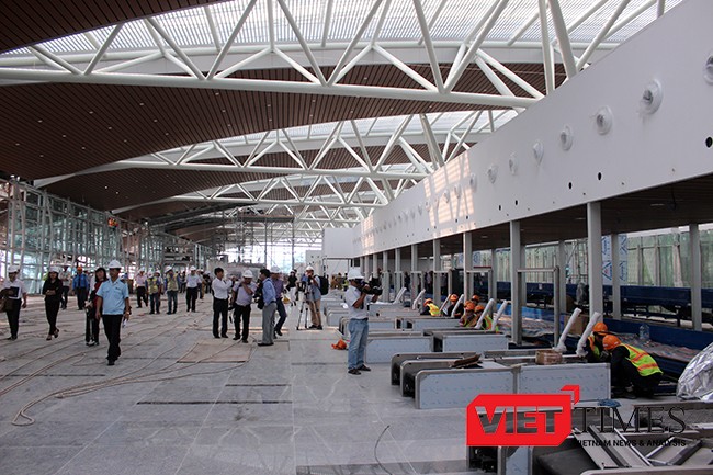 Nhà ga hành khách quốc tế sân bay Đà Nẵng sẽ cán đích vào 25/5/2017