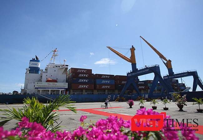  Sau gần 1 năm thi công, dự án mở rộng Cảng Chu Lai-Khu kinh tế mở Chu Lai (Quảng Nam) đã hoàn thành