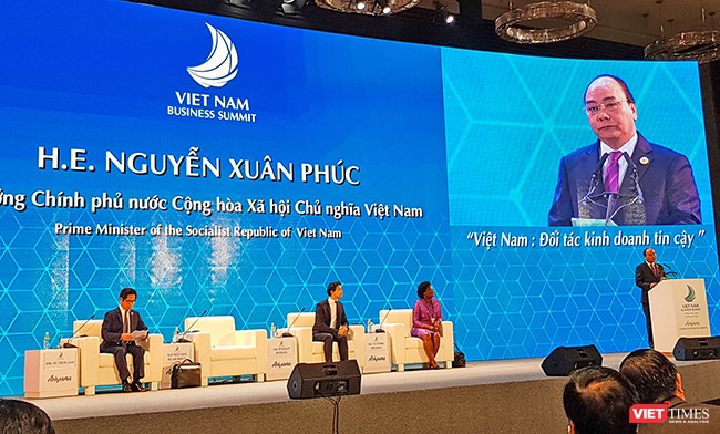 Thủ tướng Chính phủ Nguyễn Xuân Phúc đã chủ trì và phát biểu khai mạc Hội nghị Thượng đỉnh kinh doanh Việt Nam(Vietnam Business Summit-VBS)