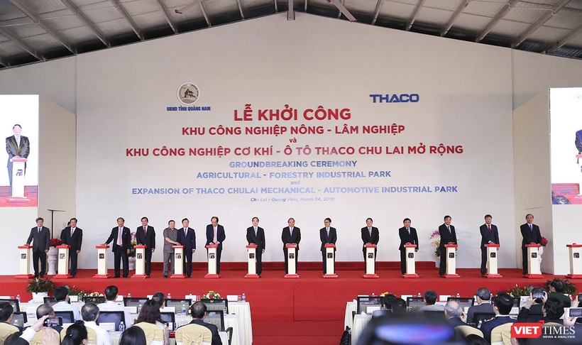 Ngày 24/3, tại Khu kinh tế mở mở Chu Lai, Công ty cổ phần ô tô Trường Hải (THACO) đã tổ chức lễ khởi công Khu Công nghiệp Nông – lâm nghiệp và nhiều dự án trọng điểm khác.
