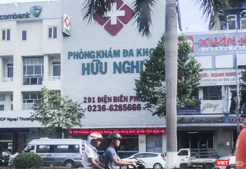 Phòng khám phòng khám đa khoa Hữu Nghị, địa chỉ 291 Điện Biên Phủ, quận Thanh Khê, TP Đà Nẵng