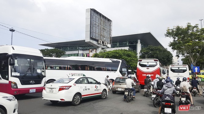 Gao thông khu vực trung tâm TP Đà Nẵng đang đối mặt với ùn tắc