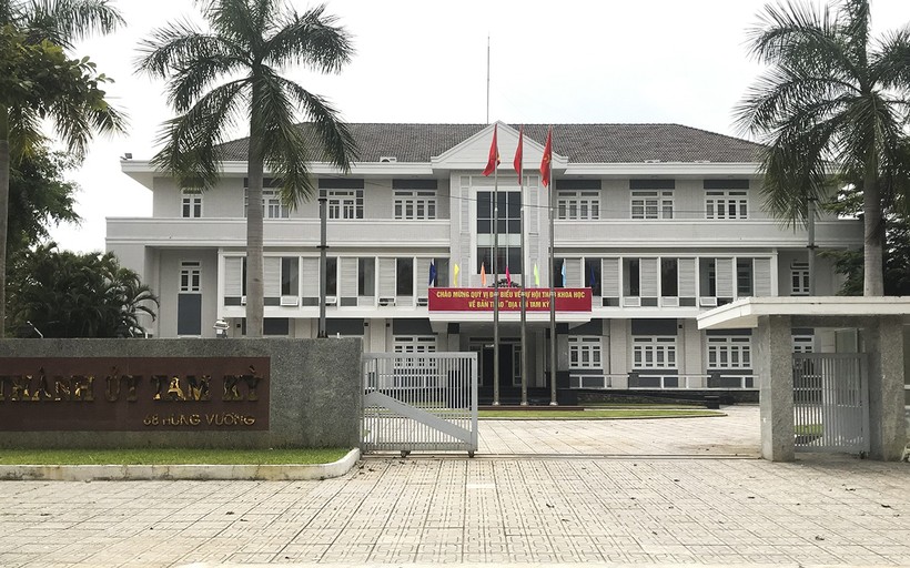 Trụ sở Thành ủy Tam Kỳ, tỉnh Quảng Nam (ảnh daidoanket.vn)