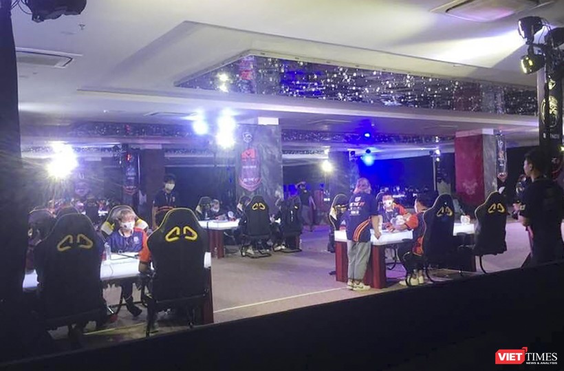 Hiện trường sự kiện thi đấu game do Công ty cổ phần VNG tổ chức tại Cocobay Đà Nẵng