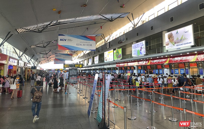Sân bay Đà Nẵng sẽ dừng toàn bộ các chuyến bay nội địa đến và đi trong vòng 15 ngày kể từ 0h ngày 28/7