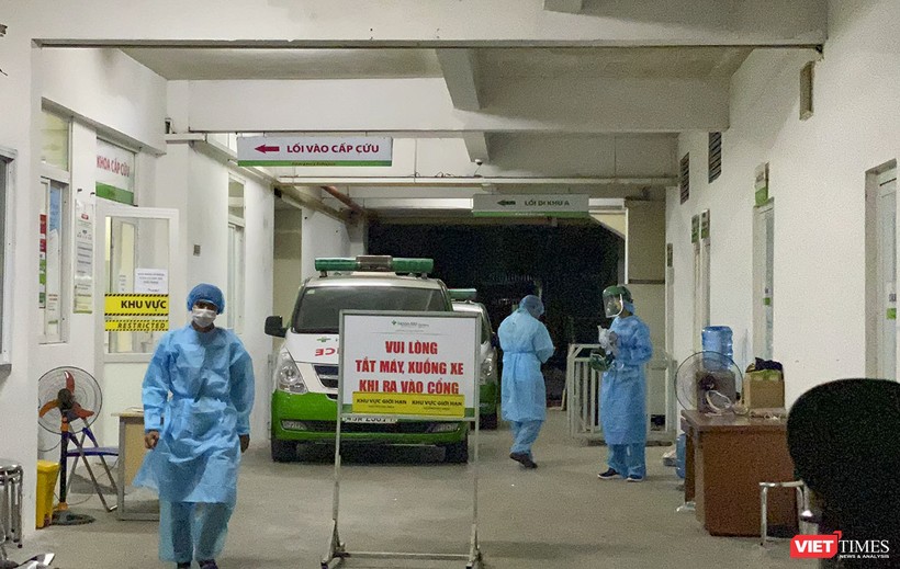 Khu vực cách ly bệnh nhân COVID-19 Bệnh viện Hoàn Mỹ Đà Nẵng trong đợt dịch COVID-19 lần 2