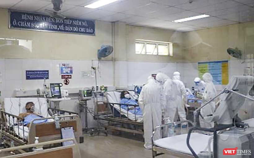 Bệnh nhân mắc COVID-19 đang được điều trị tại Bệnh viện Đà Nẵng
