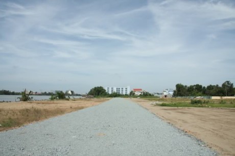 Khu đất sẽ xây dựng dự án Saigonres Riverside.
