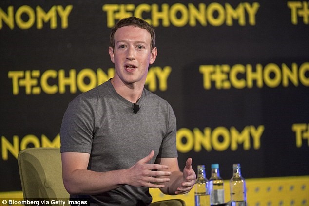 Nhà sáng lập Facebook Mark Zuckerberg. (Nguồn: Bloomberg)