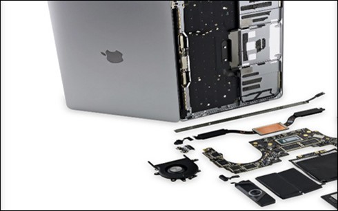 Một số chi tiết phần cứng của MacBook Pro 13 là vấn đề đau đầu đối với các nhà nghiên cứu. (Ảnh: cnetfrance)