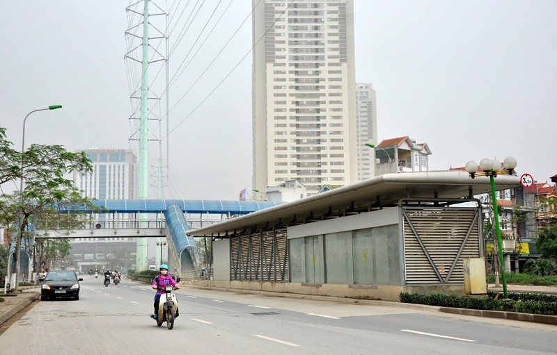 Hợp phần buýt nhanh (BRT) thuộc dự án Đầu tư phát triển giao thông đô thị Hà Nội được vay từ nguồn vốn ODA (Ảnh minh họa)