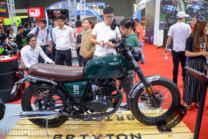 Các mẫu mô tô Brixton giới thiệu tại Việt Nam được nhập khẩu từ Trung Quốc