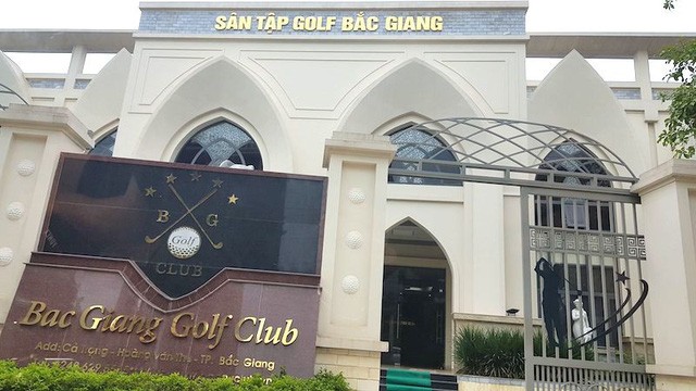 Sân golf Bắc Giang. Ảnh: Dân trí