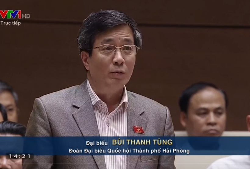 Ông Bùi Thanh Tùng - Phó trưởng đoàn đại biểu Quốc hội TP Hải Phòng.