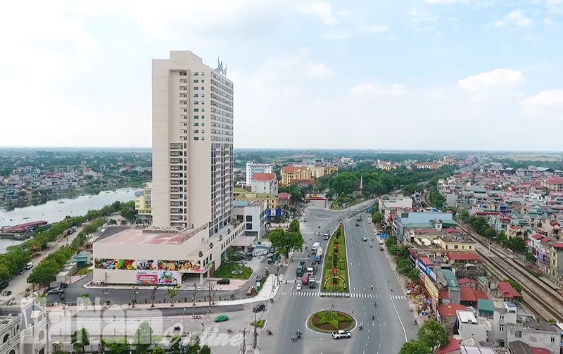 Thành phố Phủ Lý được công nhận là đô thị loại II/ Ảnh: baohanam.com.vn