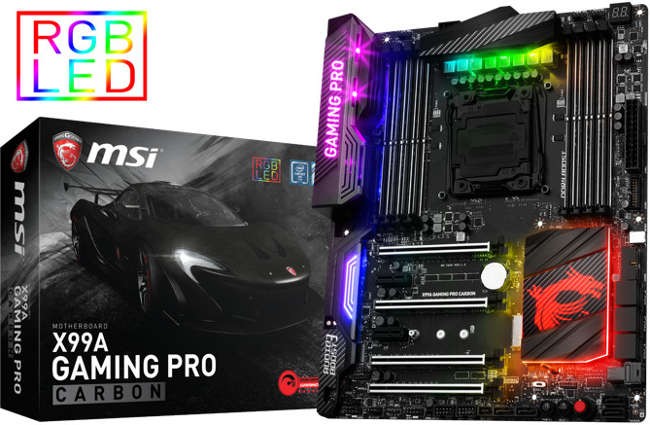 MSI ra mắt bo mạch chủ X99A Gaming Pro Carbon