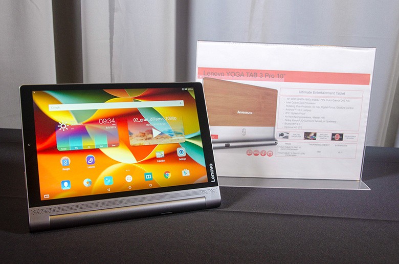 Lenovo ra mắt tablet YOGA màn hình siêu nét