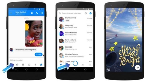 Facebook Messenger nâng cấp tính năng camera