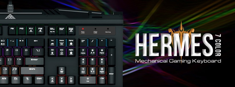 Gamdias Hermes 7 Color: Bàn phím cơ giá tốt cho game thủ