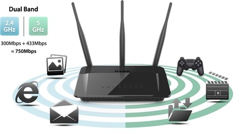 D-Link ra mắt Wi-Fi Router băng tần kép DIR-809